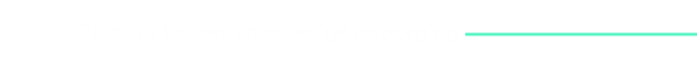 Efficiënt beheer en volledige ontzorging
